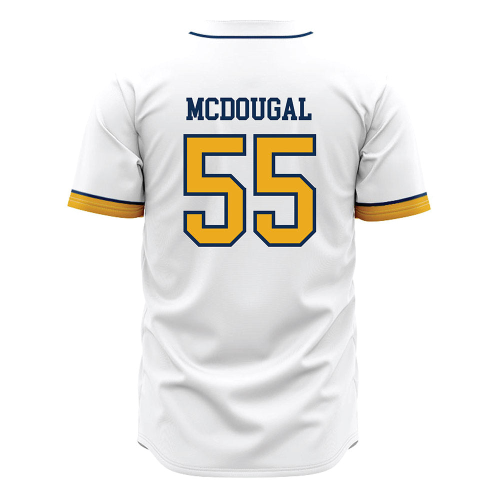 West Virginia - NCAA Baseball : Ben McDougal - Away Fashion Jersey-1