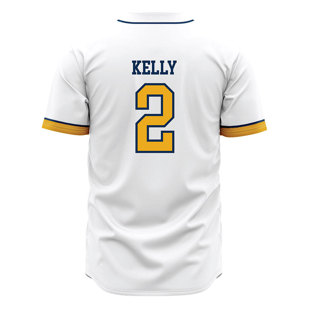West Virginia - NCAA Baseball : Gavin Kelly - Away Fashion Jersey-1