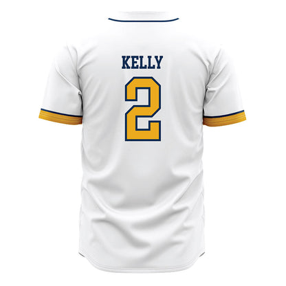 West Virginia - NCAA Baseball : Gavin Kelly - Away Fashion Jersey-1