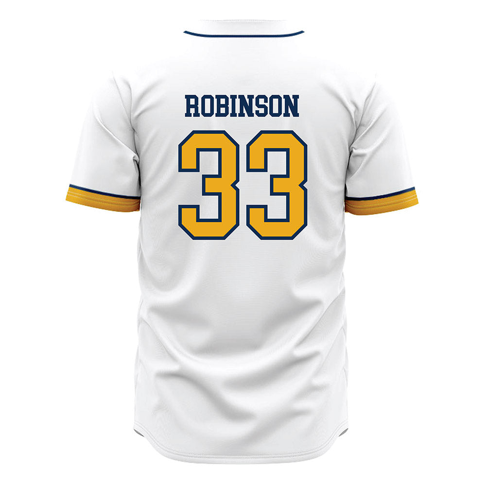 West Virginia - NCAA Baseball : Brayden Robinson - Away Fashion Jersey-1
