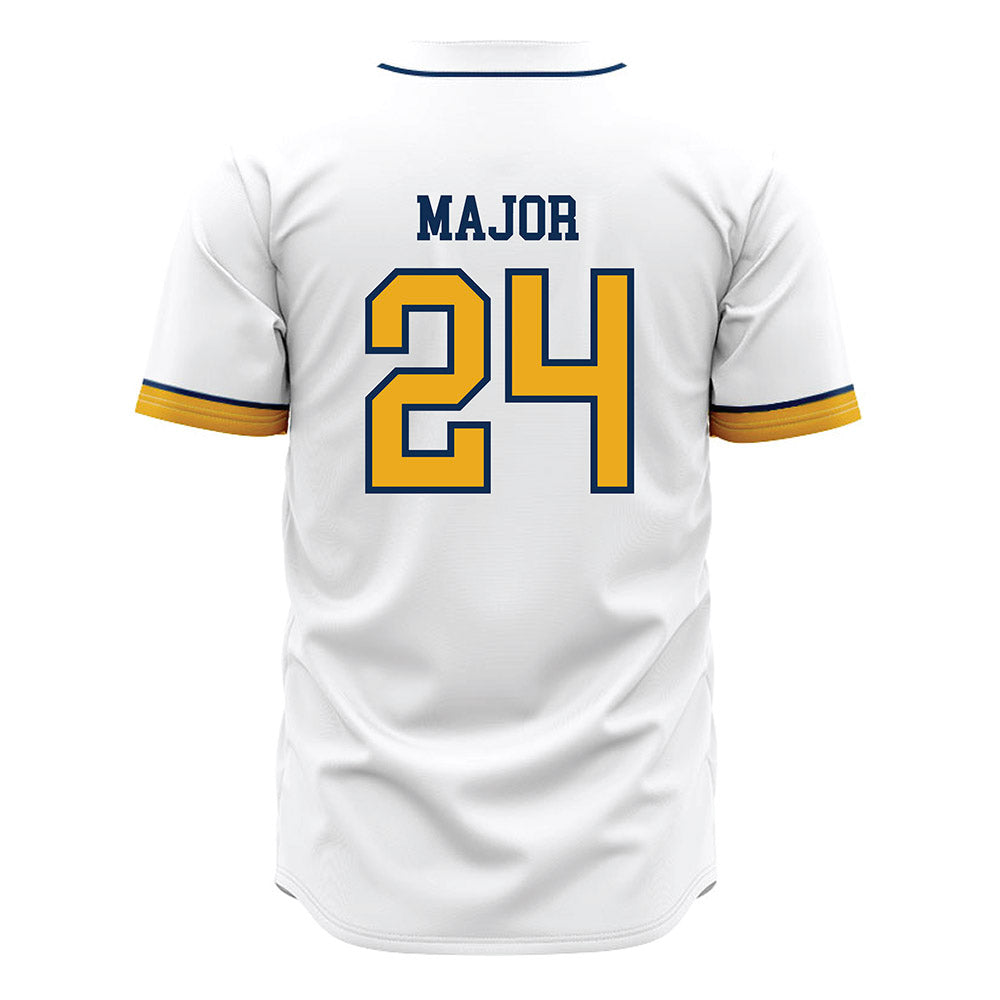 West Virginia - NCAA Baseball : Aidan Major - Away Fashion Jersey-1