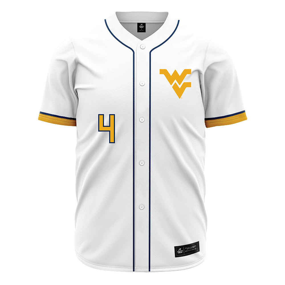 West Virginia - NCAA Baseball : Jackson Ingram - Away Fashion Jersey-0