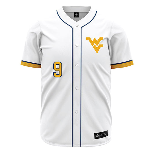 West Virginia - NCAA Baseball : Bryson Hoff - Away Fashion Jersey-0