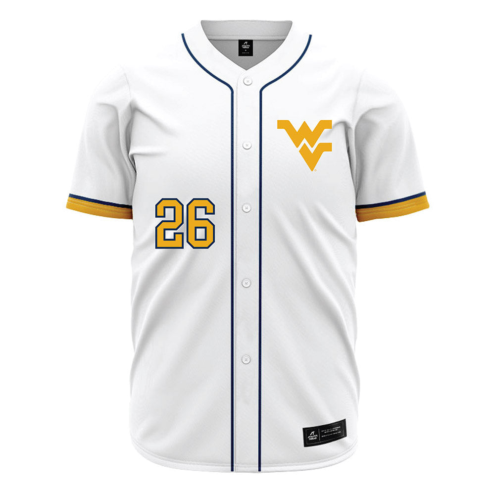 West Virginia - NCAA Baseball : Sean Goldy - Away Fashion Jersey-0