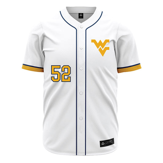 West Virginia - NCAA Baseball : Weston Smith - Away Fashion Jersey-0