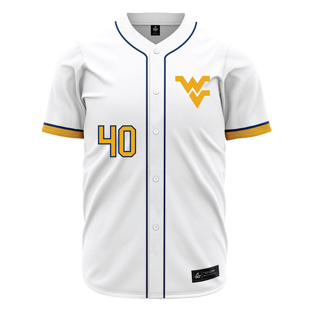 West Virginia - NCAA Baseball : Carson Estridge - Away Fashion Jersey-0