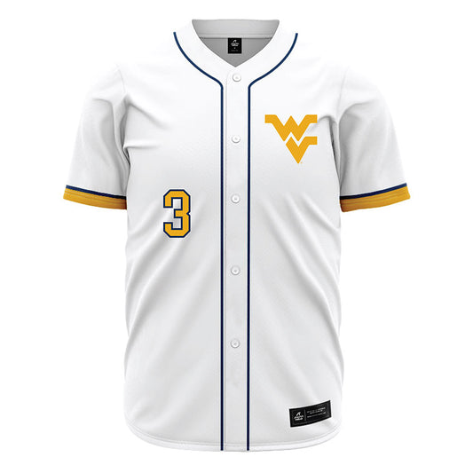 West Virginia - NCAA Baseball : Zahir Barjam - Away Fashion Jersey-0