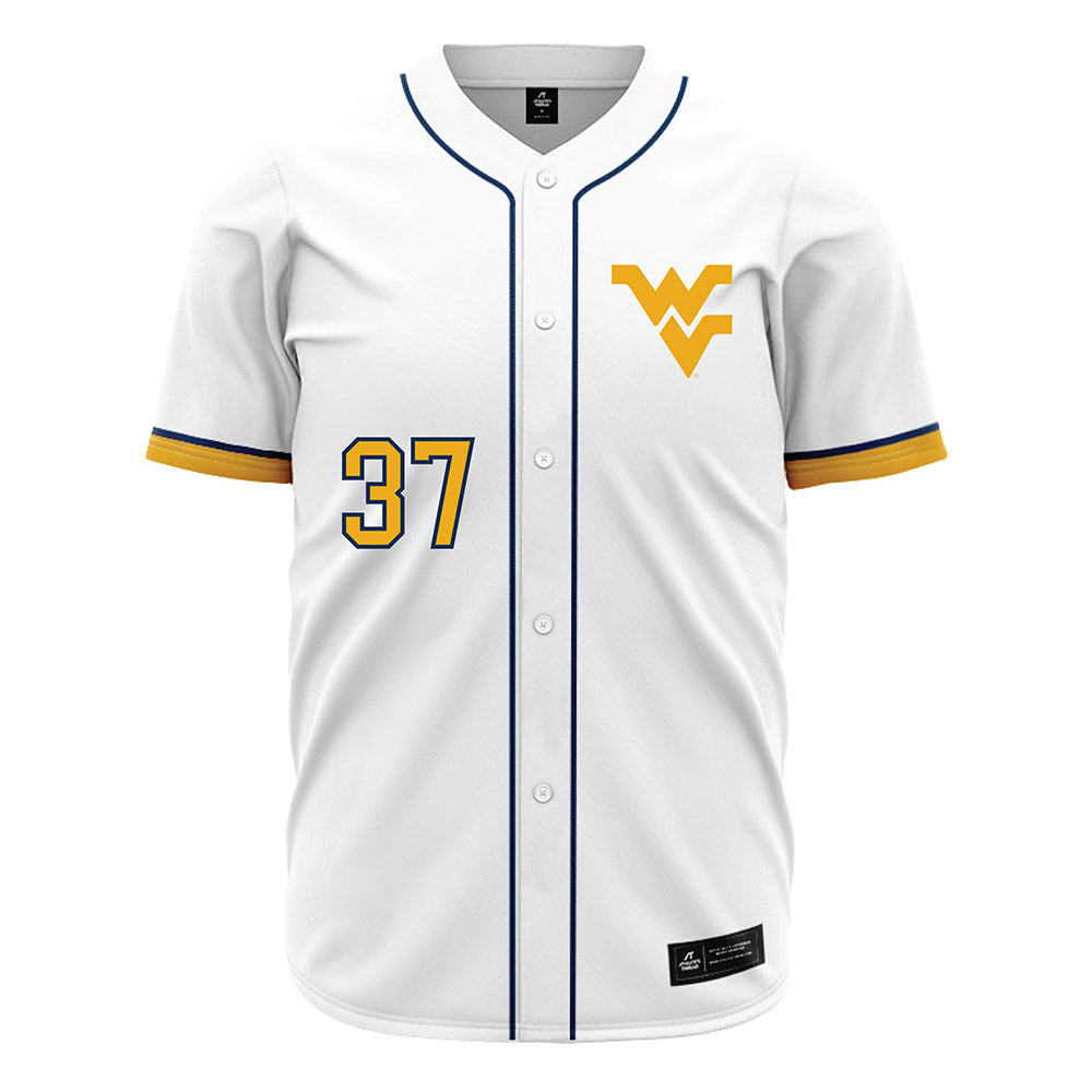 West Virginia - NCAA Baseball : Benjamin Lumsden - Away Fashion Jersey-0
