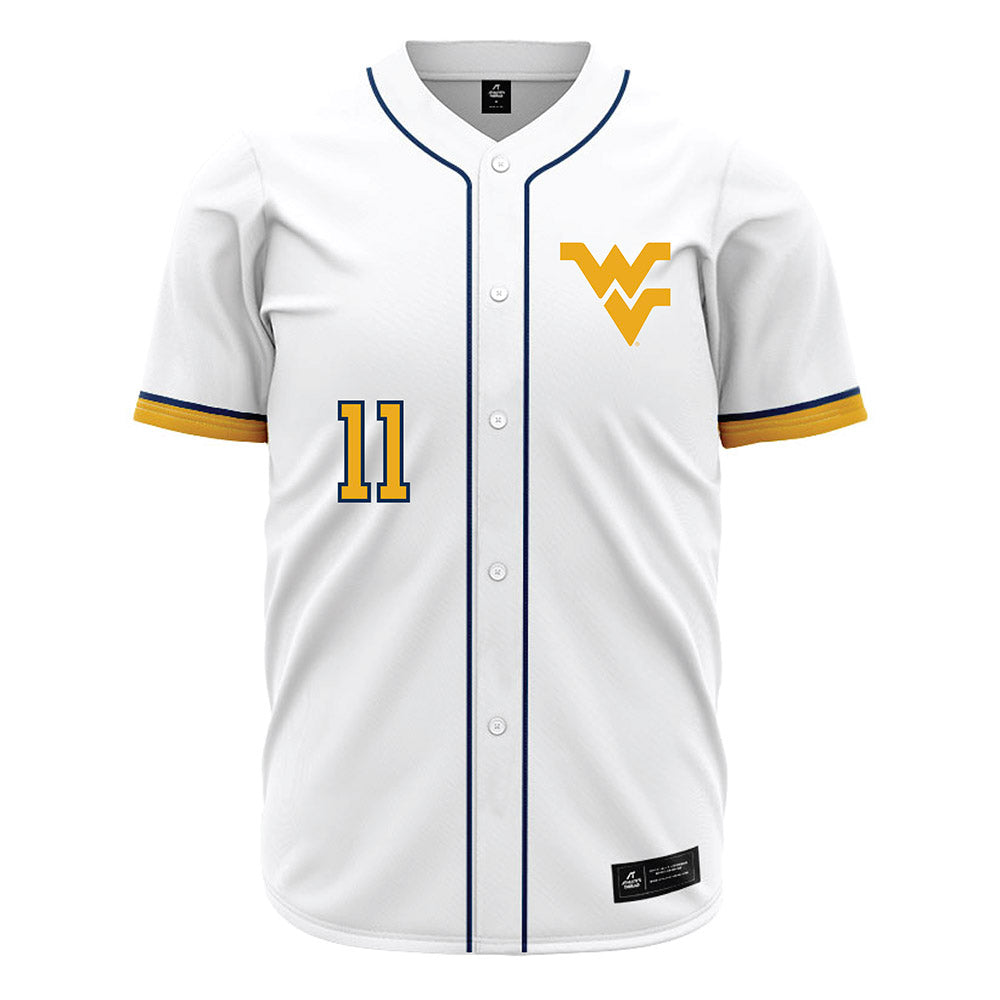 West Virginia - NCAA Baseball : Ben Hampton - Away Fashion Jersey-0
