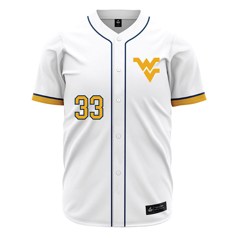 West Virginia - NCAA Baseball : Brayden Robinson - Away Fashion Jersey-0