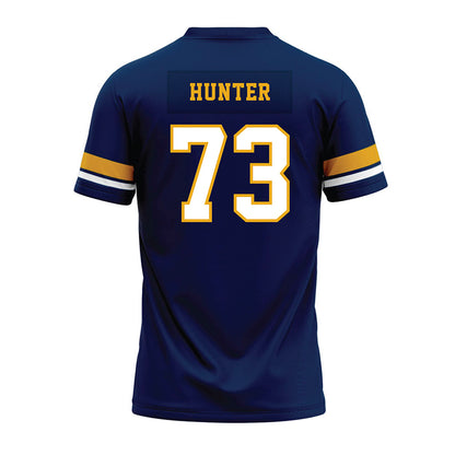 West Virginia - NCAA Football : Andreas hunter - Blue Premium Football Jersey-1