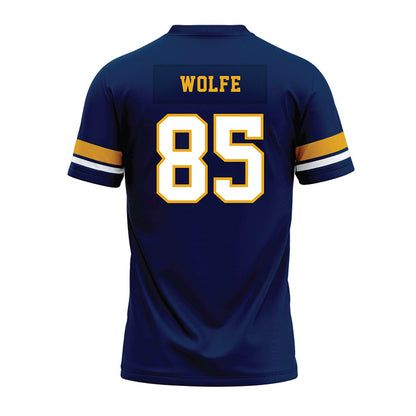 West Virginia - NCAA Football : Ryan Wolfe - Blue Premium Football Jersey-1