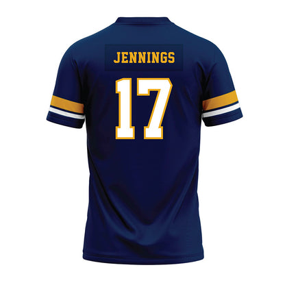 West Virginia - NCAA Football : Zae Jennings - Blue Premium Football Jersey-1