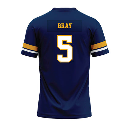 West Virginia - NCAA Football : Jaden Bray - Blue Premium Football Jersey-1