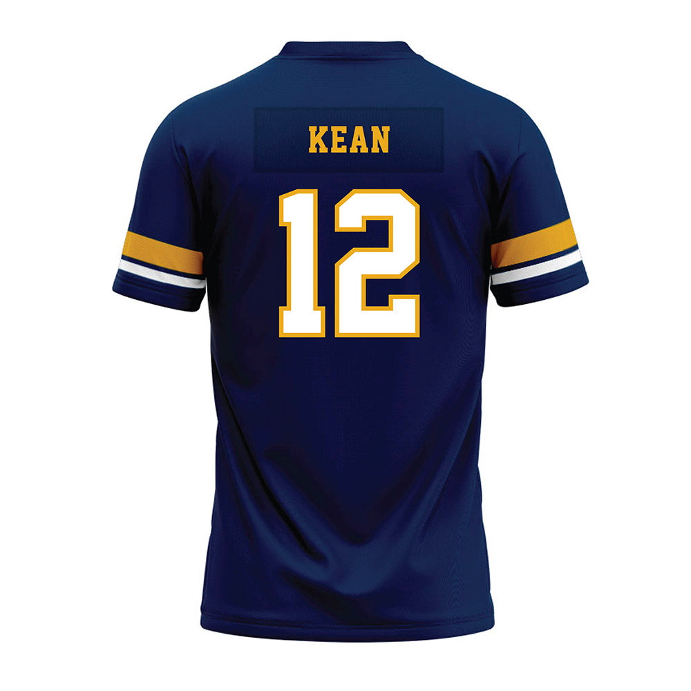 West Virginia - NCAA Football : Scott Kean - Blue Premium Football Jersey-1