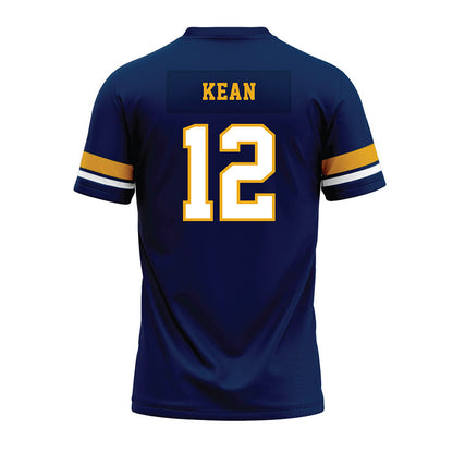 West Virginia - NCAA Football : Scott Kean - Blue Premium Football Jersey-1