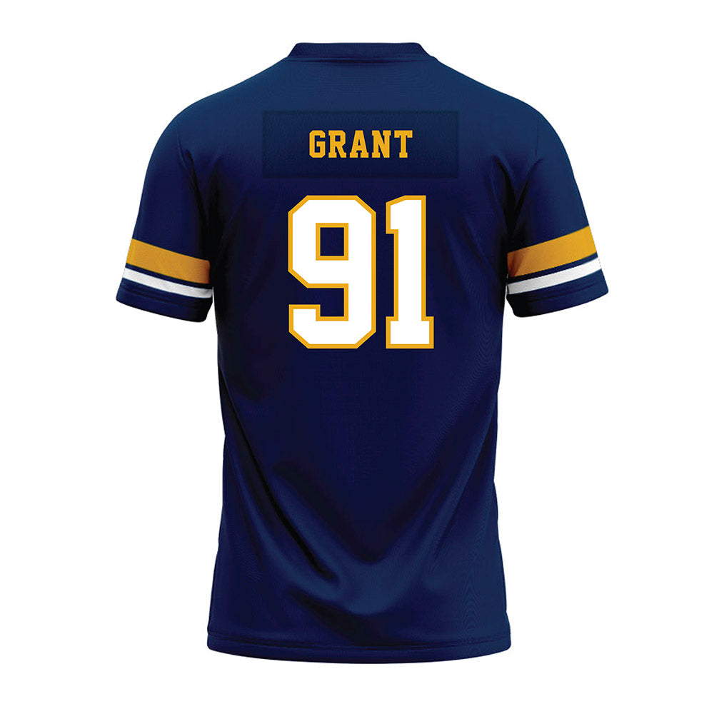 West Virginia - NCAA Football : Devin Grant - Blue Premium Football Jersey-1
