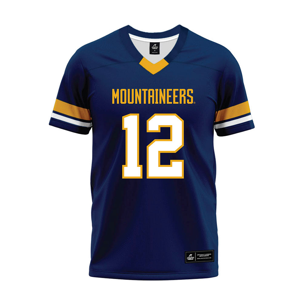 West Virginia - NCAA Football : Scott Kean - Blue Premium Football Jersey-0