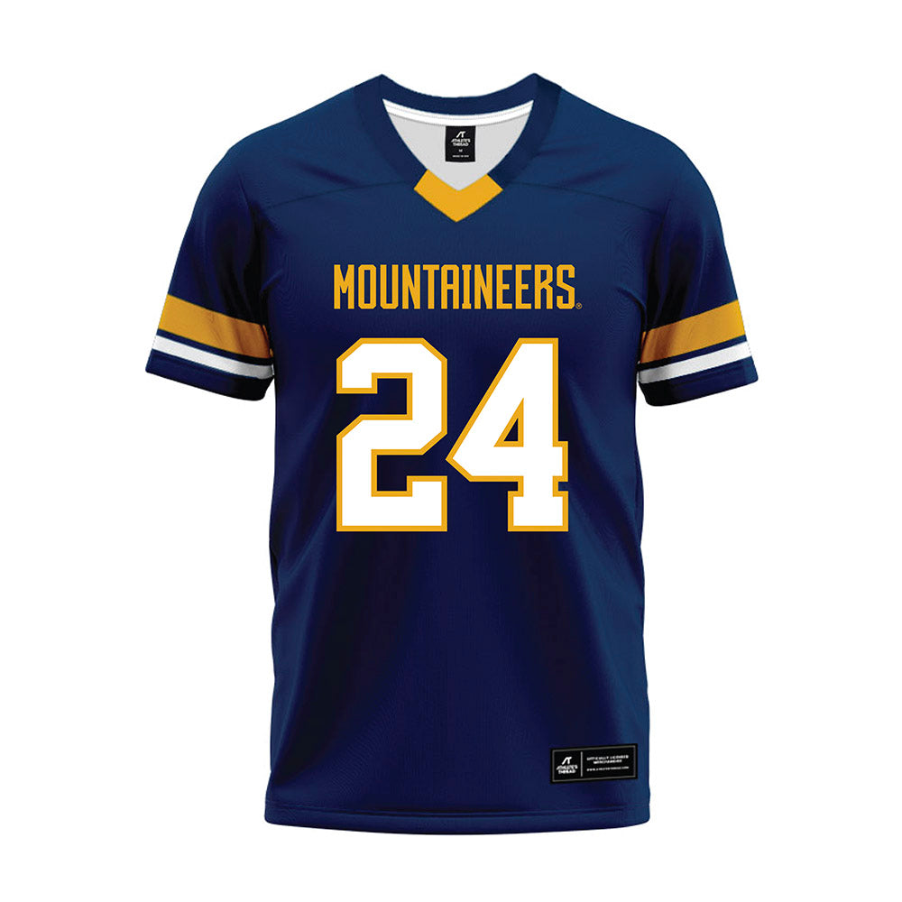 West Virginia - NCAA Football : Rodney Gallagher III - Blue Premium Football Jersey-0