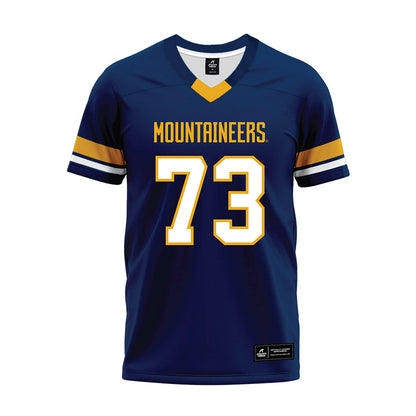 West Virginia - NCAA Football : Andreas hunter - Blue Premium Football Jersey-0