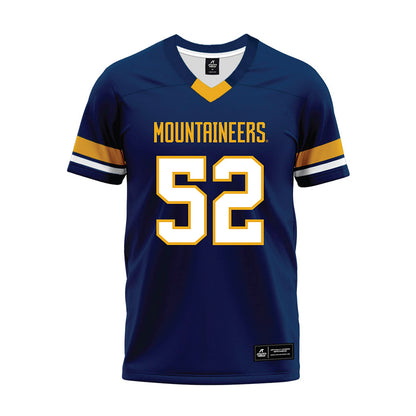 West Virginia - NCAA Football : Corey McIntyre Jr - Blue Premium Football Jersey-0