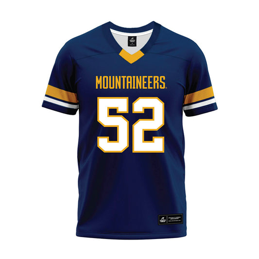West Virginia - NCAA Football : Corey McIntyre Jr - Blue Premium Football Jersey-0