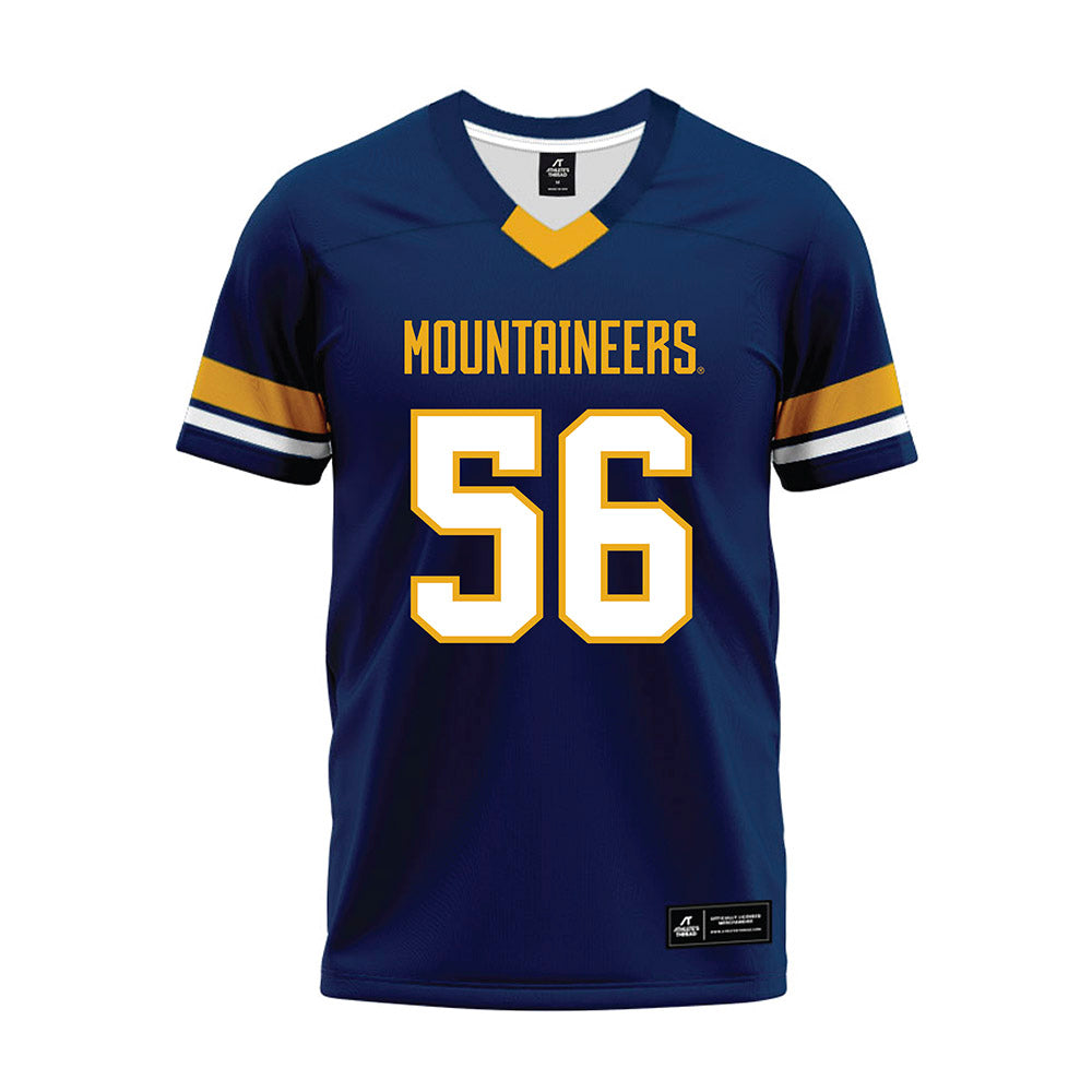 West Virginia - NCAA Football : Kimo Makaneole - Blue Premium Football Jersey-0