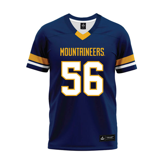 West Virginia - NCAA Football : Kimo Makaneole - Blue Premium Football Jersey-0