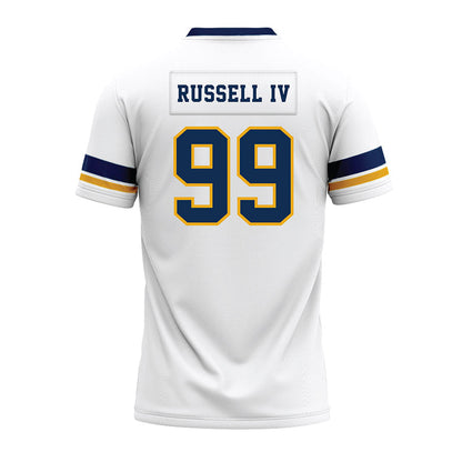West Virginia - NCAA Football : Hammond Russell IV - White Premium Football Jersey-1
