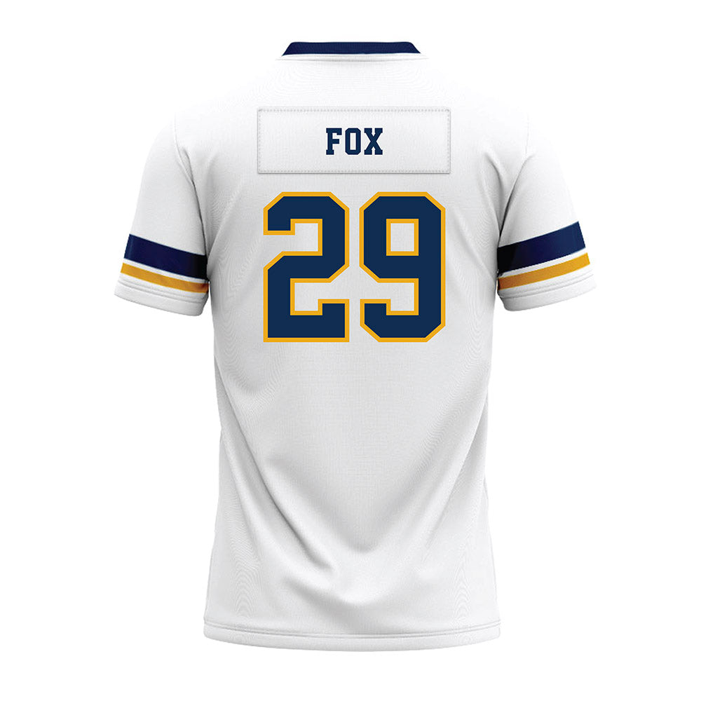 West Virginia - NCAA Football : Preston Fox - White Premium Football Jersey-1