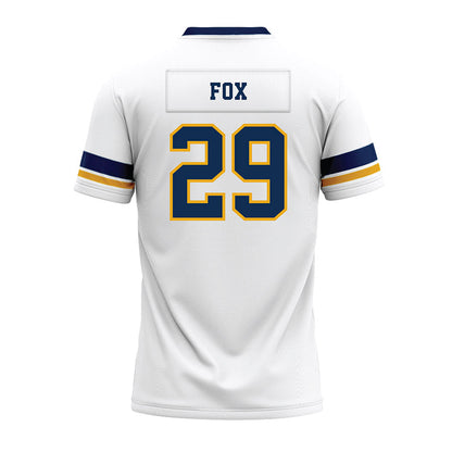 West Virginia - NCAA Football : Preston Fox - White Premium Football Jersey-1