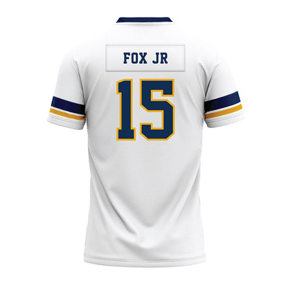West Virginia - NCAA Football : Scotty Fox Jr - White Premium Football Jersey-1