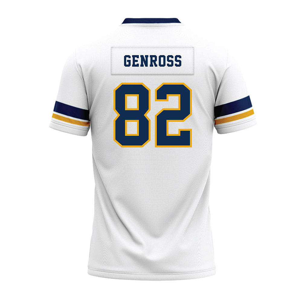 West Virginia - NCAA Football : Gregory Genross - White Premium Football Jersey-1