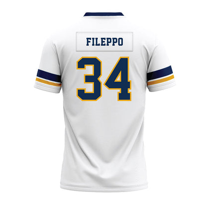 West Virginia - NCAA Football : Chris Fileppo - White Premium Football Jersey-1