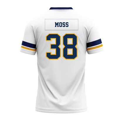 West Virginia - NCAA Football : Macguire Moss - White Premium Football Jersey-1