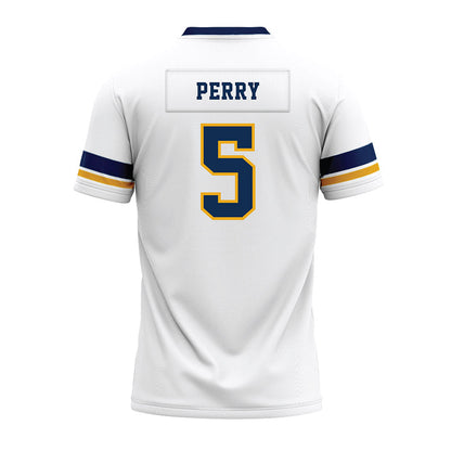 West Virginia - NCAA Football : Fred Perry - White Premium Football Jersey-1
