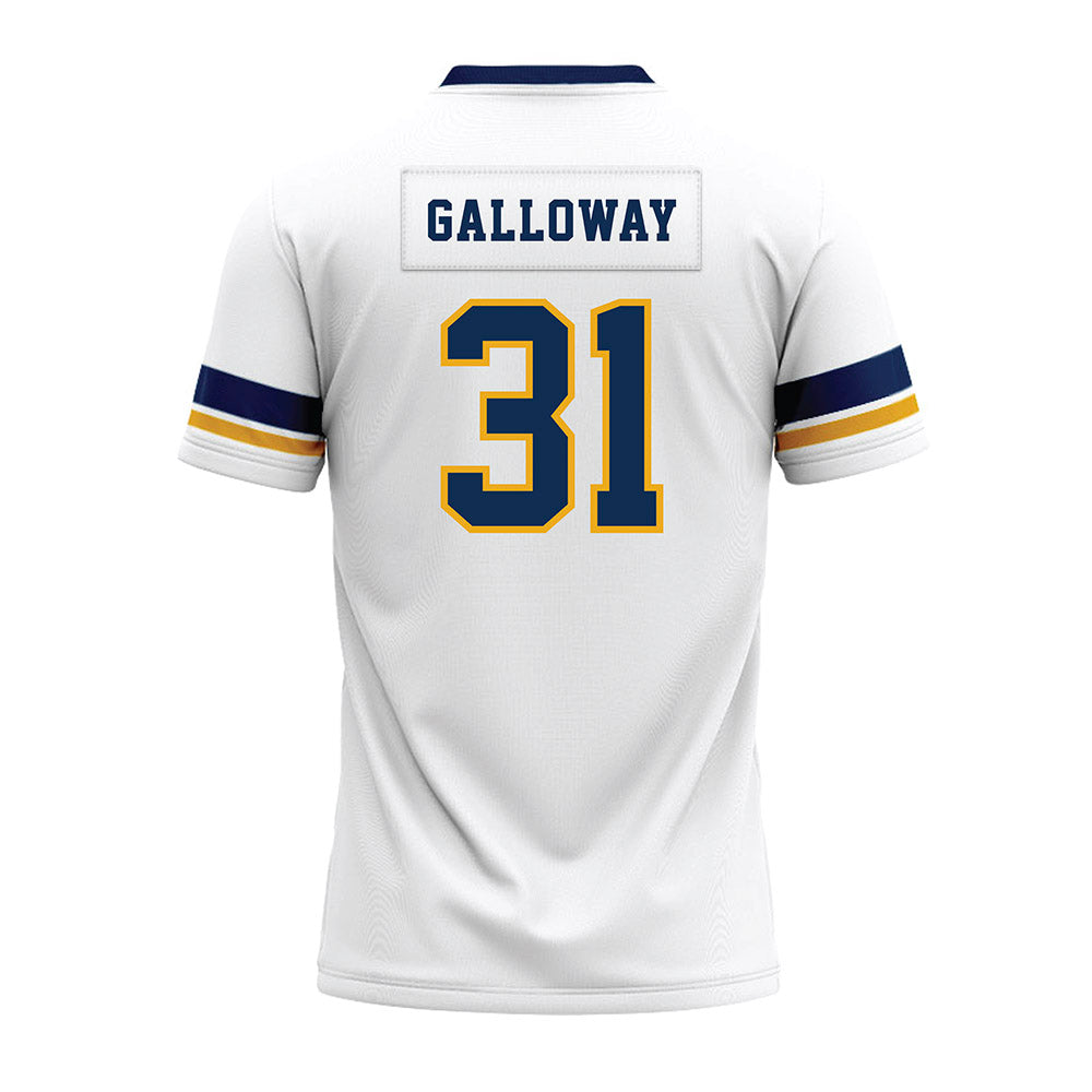 West Virginia - NCAA Football : Dawayne Galloway - White Premium Football Jersey-1