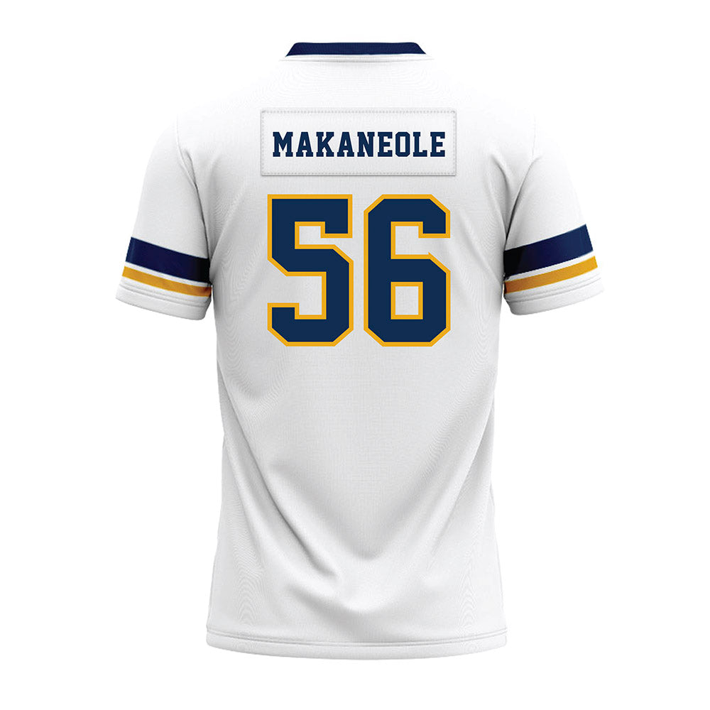 West Virginia - NCAA Football : Kimo Makaneole - White Premium Football Jersey-1