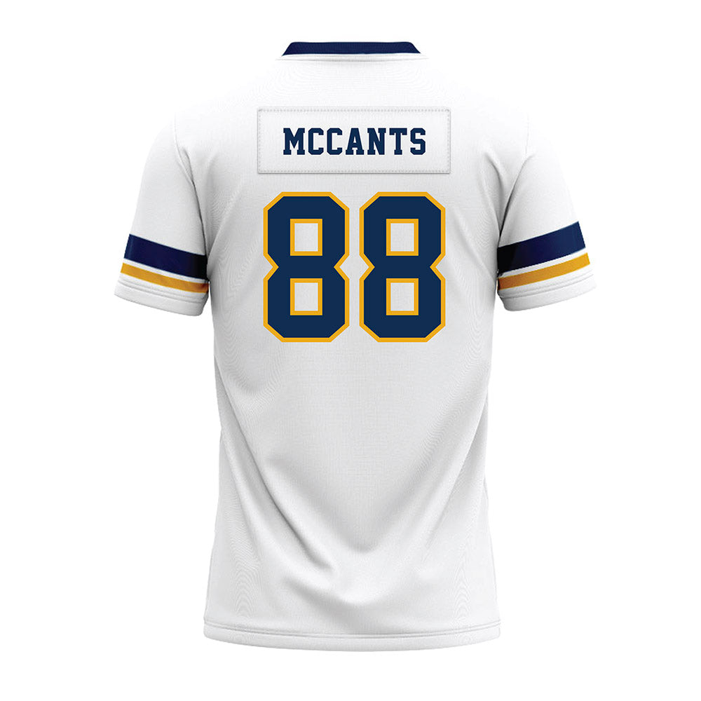 West Virginia - NCAA Football : Jordan McCants - White Premium Football Jersey-1
