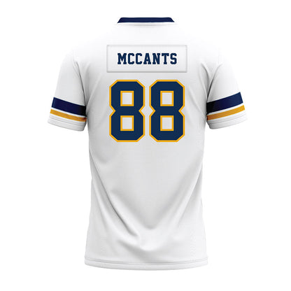 West Virginia - NCAA Football : Jordan McCants - White Premium Football Jersey-1