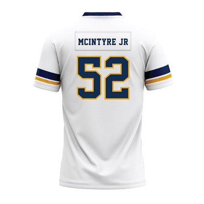 West Virginia - NCAA Football : Corey McIntyre Jr - White Premium Football Jersey-1