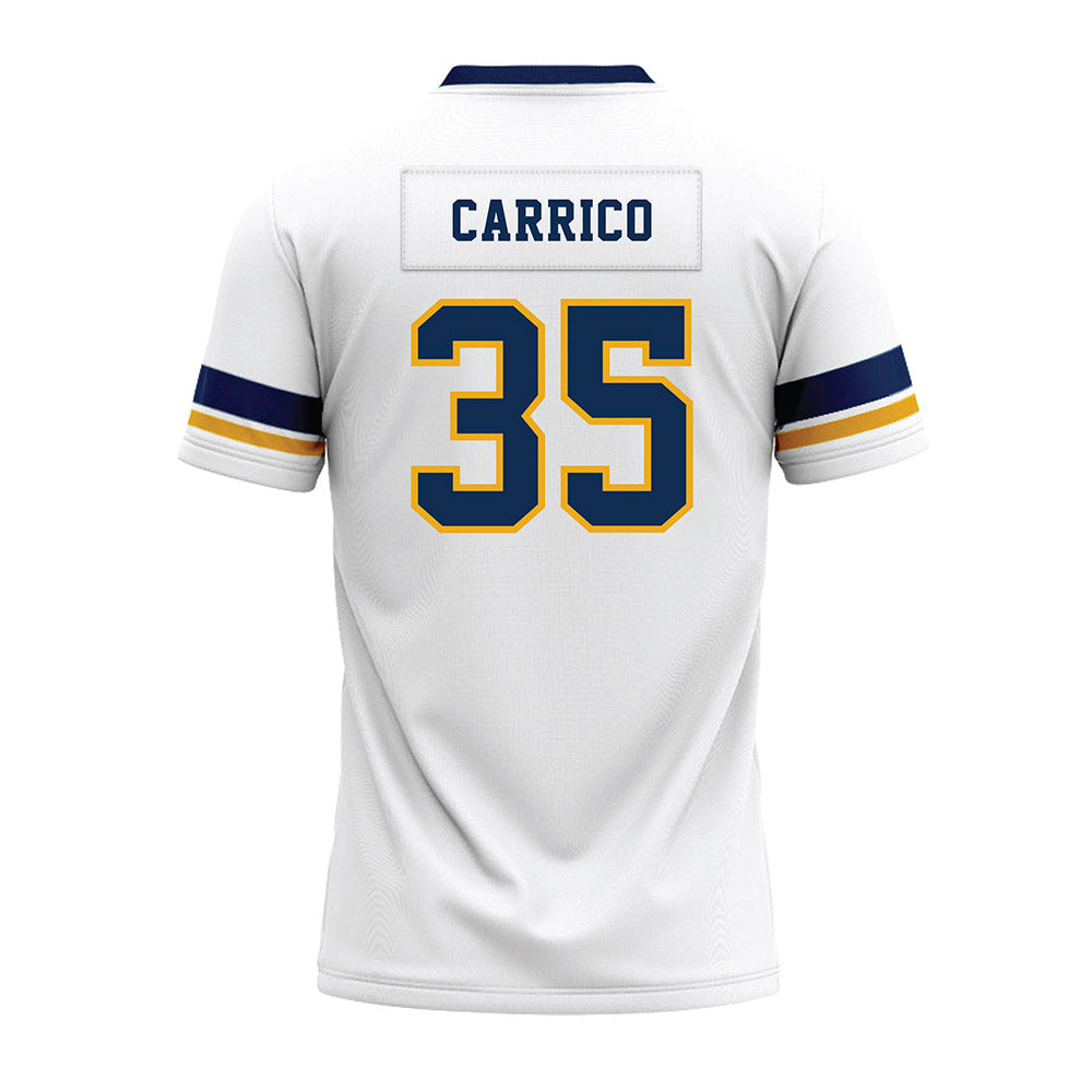 West Virginia - NCAA Football : Reid Carrico - White Premium Football Jersey-1