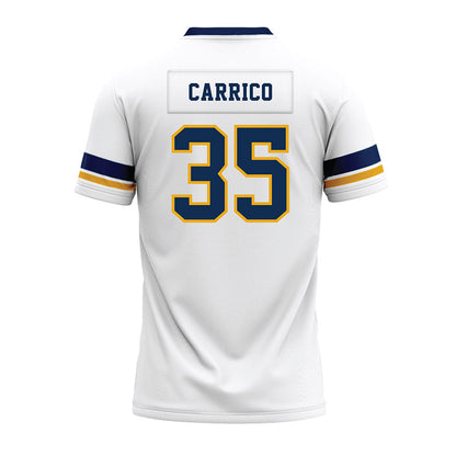 West Virginia - NCAA Football : Reid Carrico - White Premium Football Jersey-1