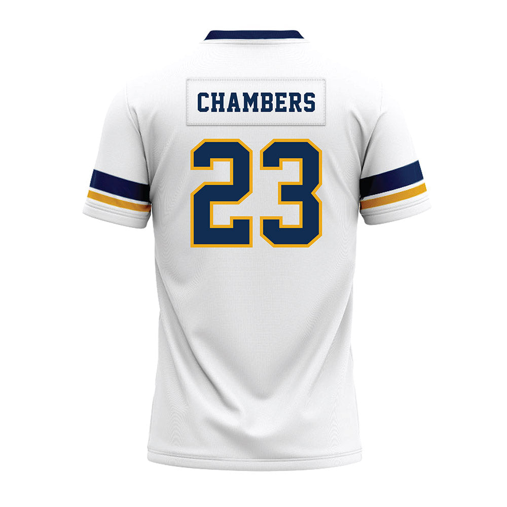 West Virginia - NCAA Football : Jason Chambers - White Premium Football Jersey-1