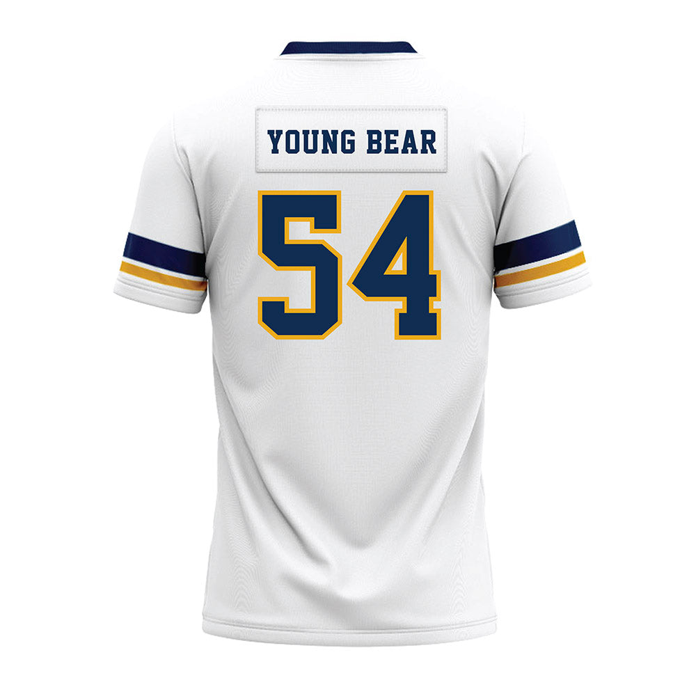 West Virginia - NCAA Football : Walter Young Bear - White Premium Football Jersey-1