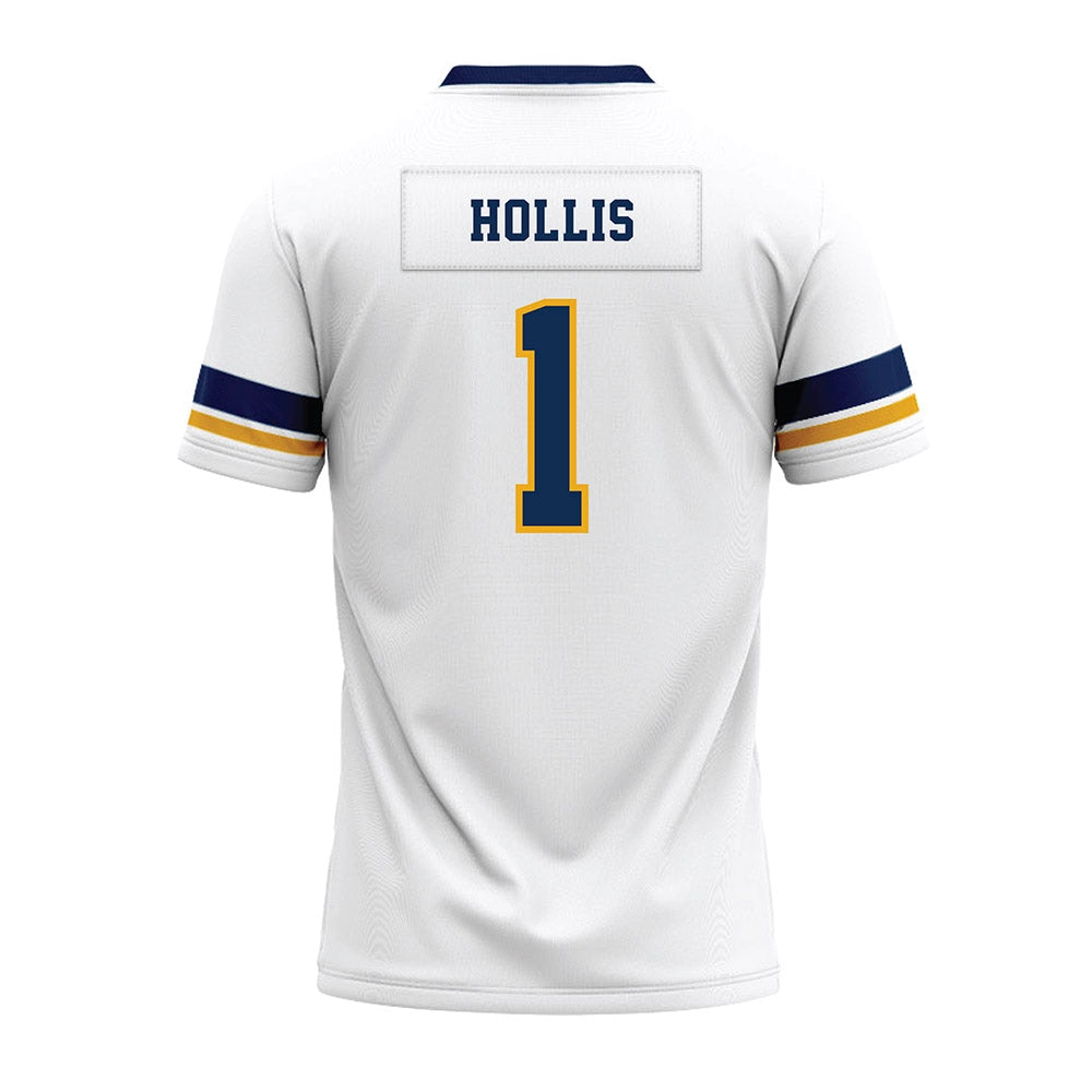 West Virginia - NCAA Football : Garnett Hollis - White Premium Football Jersey-1