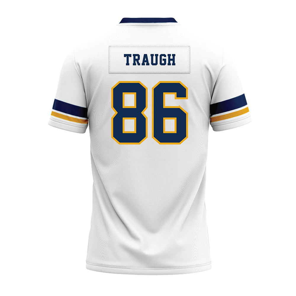 West Virginia - NCAA Football : Cyrus Traugh - White Premium Football Jersey-1