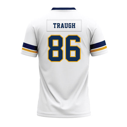West Virginia - NCAA Football : Cyrus Traugh - White Premium Football Jersey-1