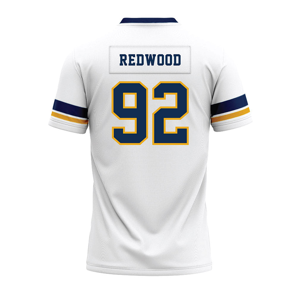 West Virginia - NCAA Football : Asani Redwood - White Premium Football Jersey-1