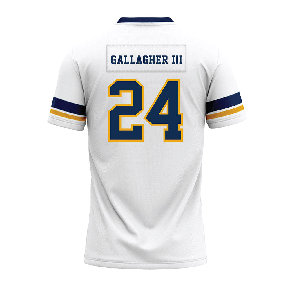 West Virginia - NCAA Football : Rodney Gallagher III - White Premium Football Jersey-1